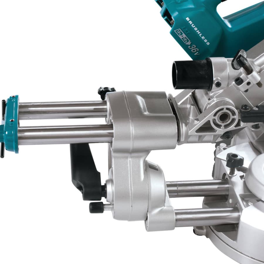 Makita 7-1/2" Compound Sliding Miter Saw 5/8" Arbor 18V LXT® Lithium-Ion Cordless Brushless Motor, Bare Tool - XSL02Z, detail 7