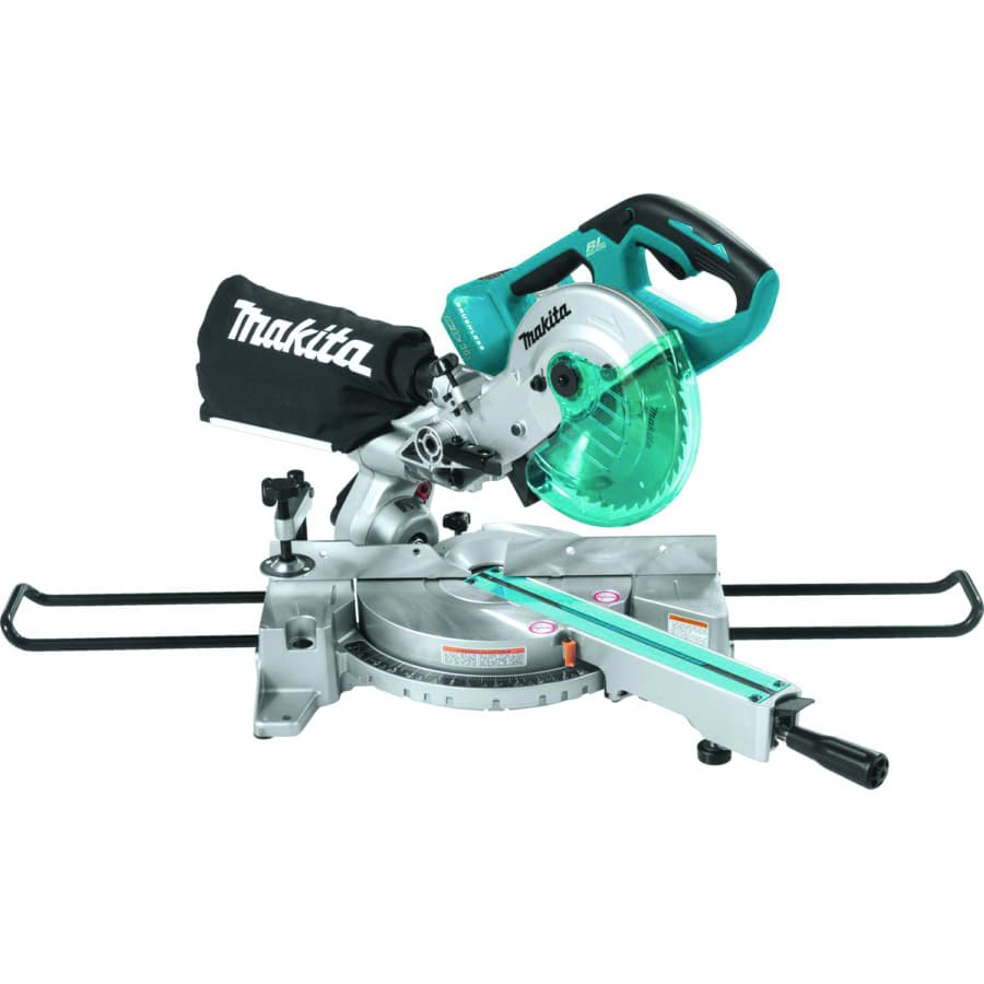 Makita 7-1/2" Compound Sliding Miter Saw 5/8" Arbor 18V LXT® Lithium-Ion Cordless Brushless Motor, Bare Tool - XSL02Z, detail 8