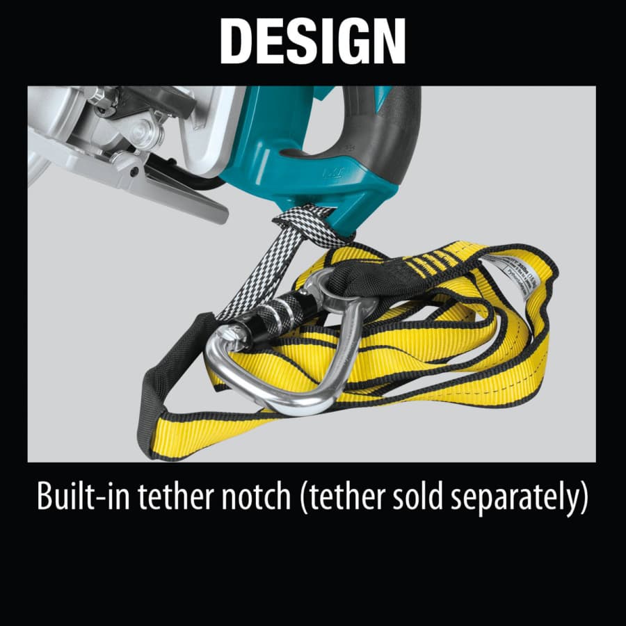 Makita 7-1/4" Circular Saw 5/8" Arbor with 18V LXT® Lithium-Ion Cordless Brushless Motor, Bare Tool, Rear handle - XSR01Z, detail 2