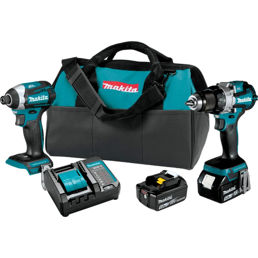18V LXT 2 TOOL KT BRSHLS W/BAG 5.0AH, XT296ST, detail 1