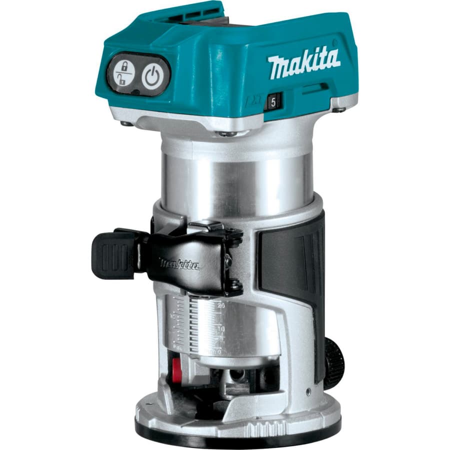 Makita Combination Plunge-Fixed Base Router 18V LXT® Lithium-Ion Cordless Brushless motor Variable Speed, Bare Tool - XTR01Z, detail 4