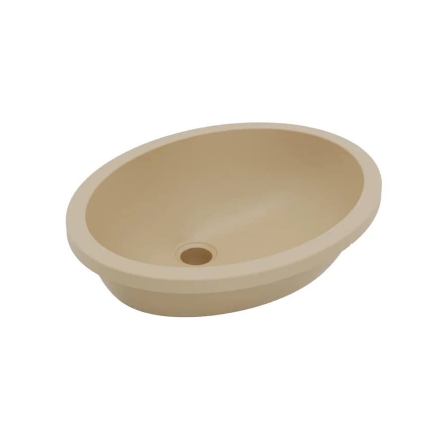 Karran Seamless 19" Single Bowl Quartz Vanity Sink, Undermount, Bisque, Q-306-BS, detail 5