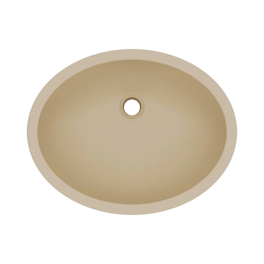 Karran Seamless 19" Single Bowl Quartz Vanity Sink, Undermount, Bisque, Q-306-BS, detail 7