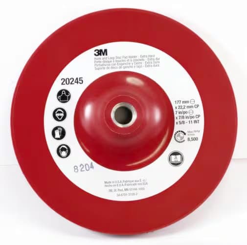7" Hook/Loop Disc Pad Holder