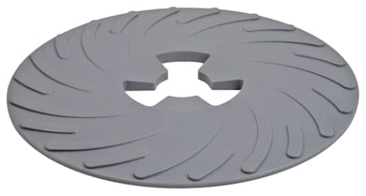 4-1/2" Medium Disc Pad Face Plate, Gray