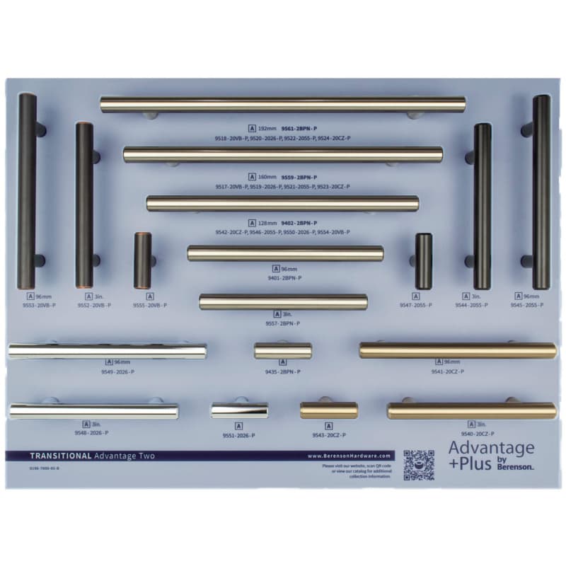 Berenson Transitional Advantage Two Display Board