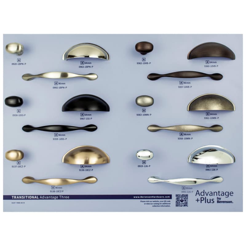 Berenson Transitional Advantage Three Display Board