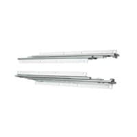 8000 Pantry Drawer Slide with 130lb Capacity, Overtravel Extension, Bottom-Mount, Anochrome, 22"