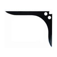5" x 8" SpeedBrace Shelf Bracket, Black Finish