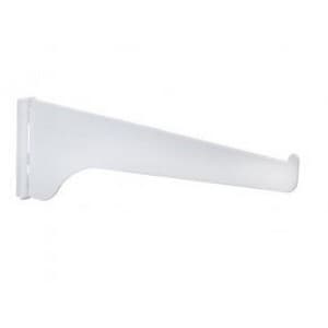 12" KV180 Regular-Duty Shelf Bracket, White Finish 10/Box