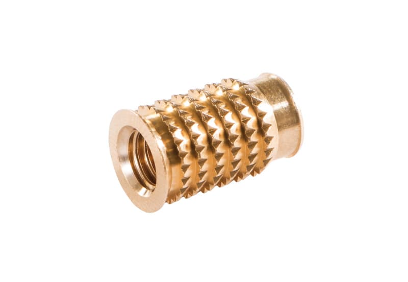 Cabineo 8 M6 x 15.3mm Insert Nut, Brass (100/Box)