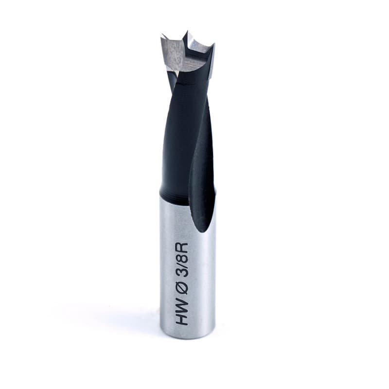 3/8" x 57mm Brad Point Boring Bit, Right Hand, 10mm Shank