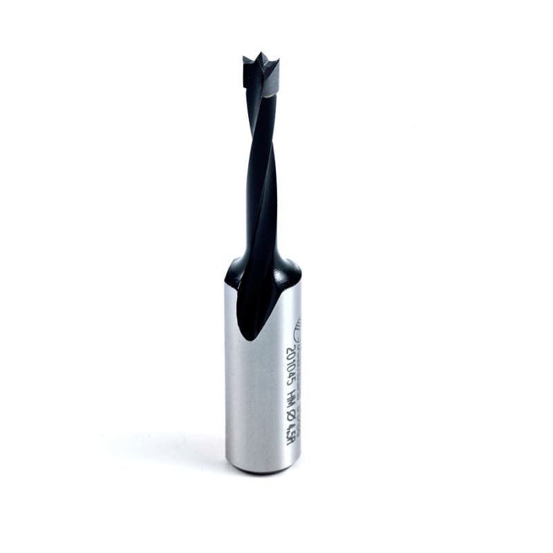 4.5mm x 57mm Brad Point Boring Bit, Right Hand, 10mm Shank