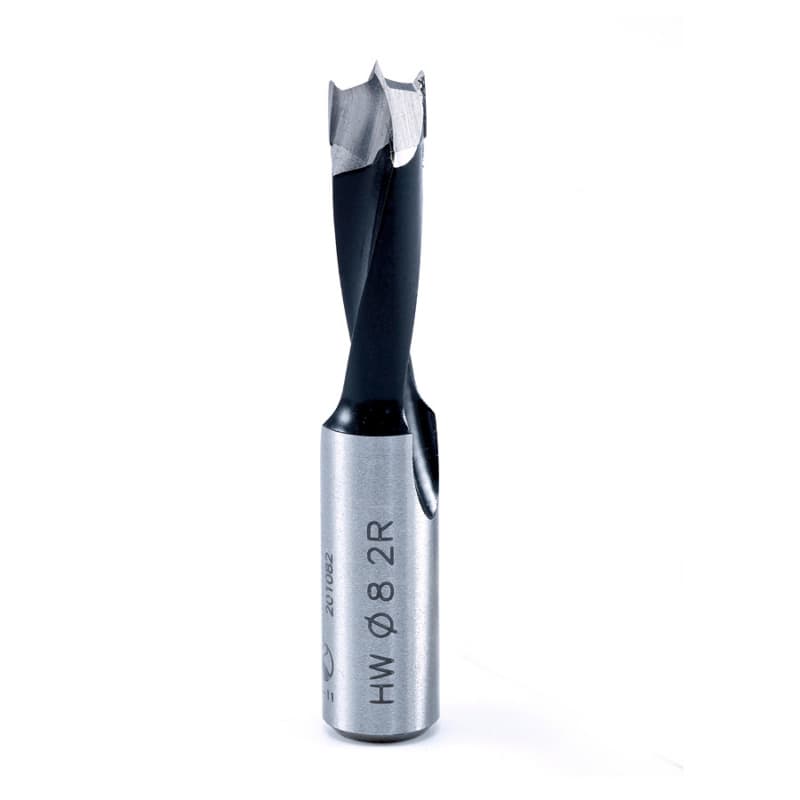 8.2mm x 57mm Brad Point Boring Bit, Right Hand, 10mm Shank