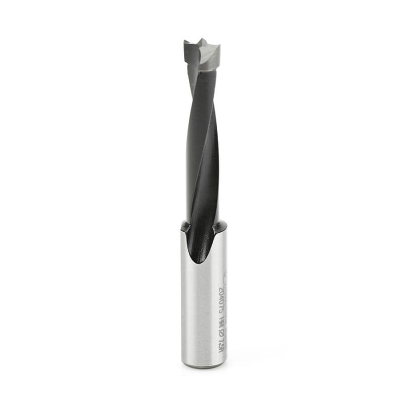 7.5mm x 70mm Brad Point Boring Bit, Right Hand, 10mm Shank
