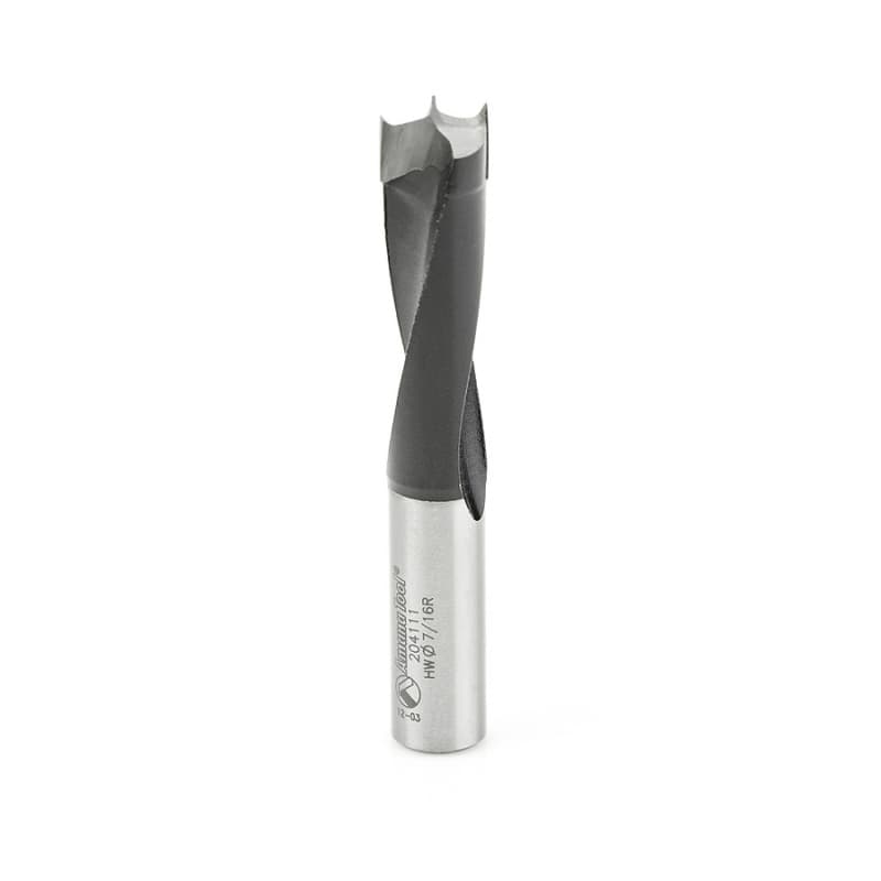 7/16" x 70mm Brad Point Boring Bit, Right Hand, 10mm Shank