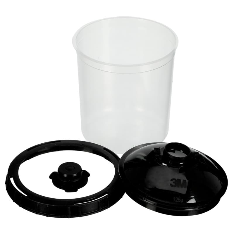 PPS Basic Standard Lid/Liner Kit, 125 Micron, 22 Fl Oz