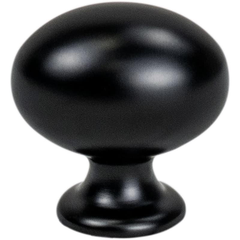 EMERLING KNOB 1.375 L MATTE BLACK, 2447-1055-P