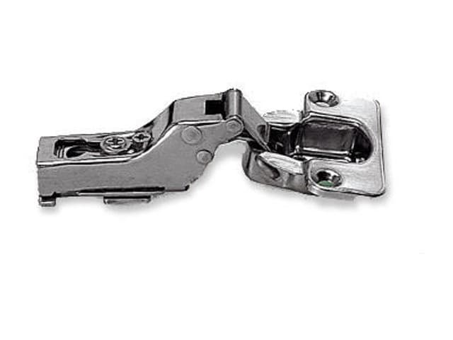 304B Stainless Steel 100° Opening Hinge, Free Swinging, 3/8" Overlay, Polished
