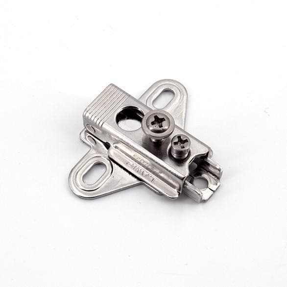 304B 3-Way Adjustable Wing Mounting Plate, Polished, Screw-On, 12mm