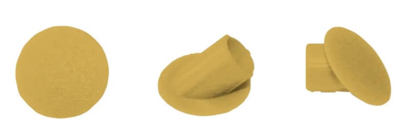 Clamex 6mm 45° Cover Cap, Ivory/Pine/Oak (100/Box)