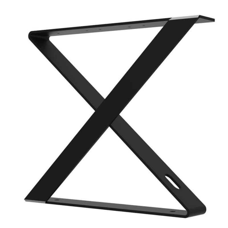 3" x 20-1/2" Indera Bench Support Leg, Black Finish