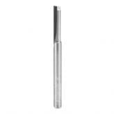 1/4" x 3" Straight Plunge Router Bit, 1-Flute, 1/4" Shank