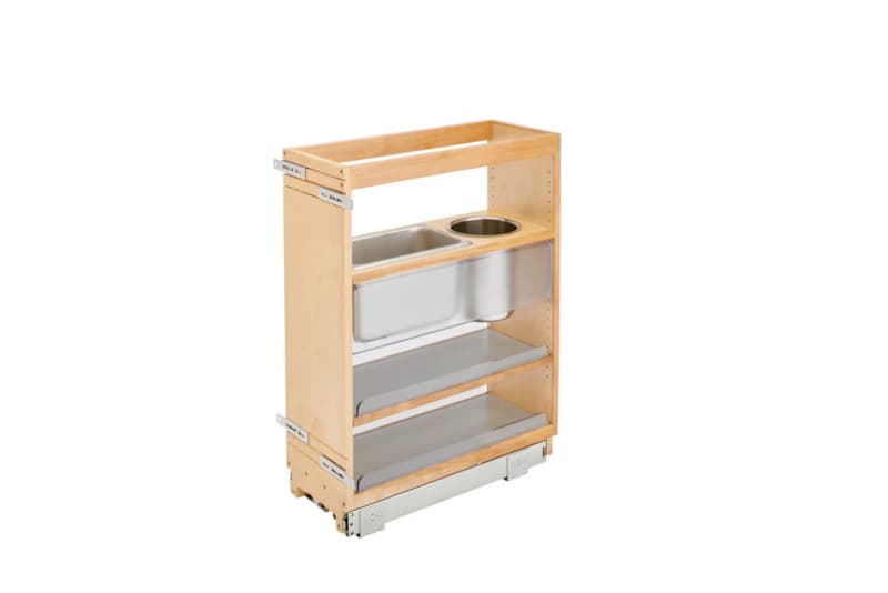 25-9/16" Pull-Out Vanity Grooming Organizer, Semi-Gloss