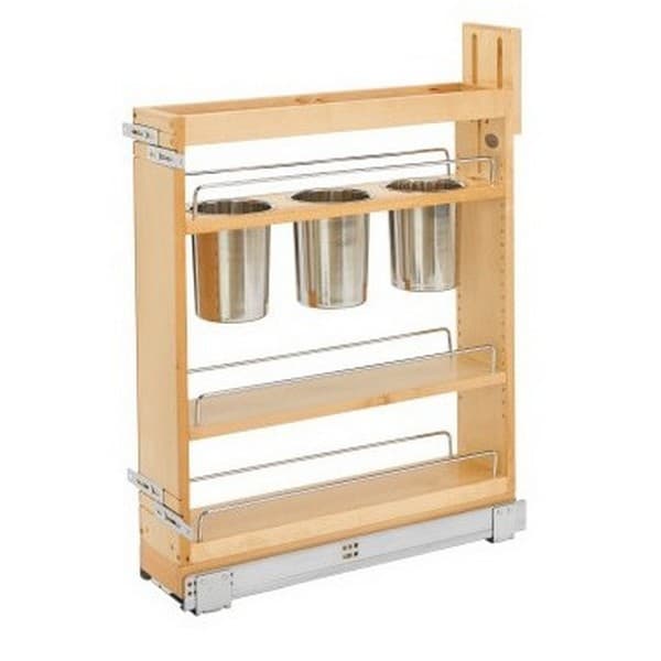 6" Pullout Organizer with BLUMOTION Soft-Closing, Wood
