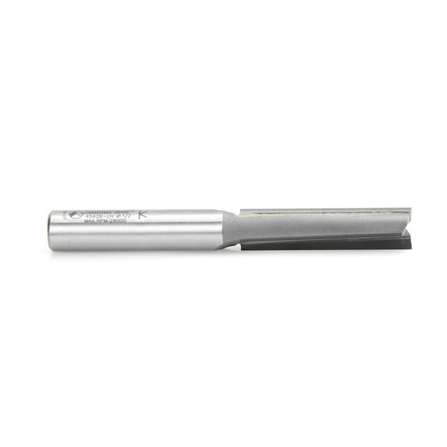 1/2" x 4-1/4" Left Hand Straight Plunge Router Bit, 2-Flute, 1/2" Shank