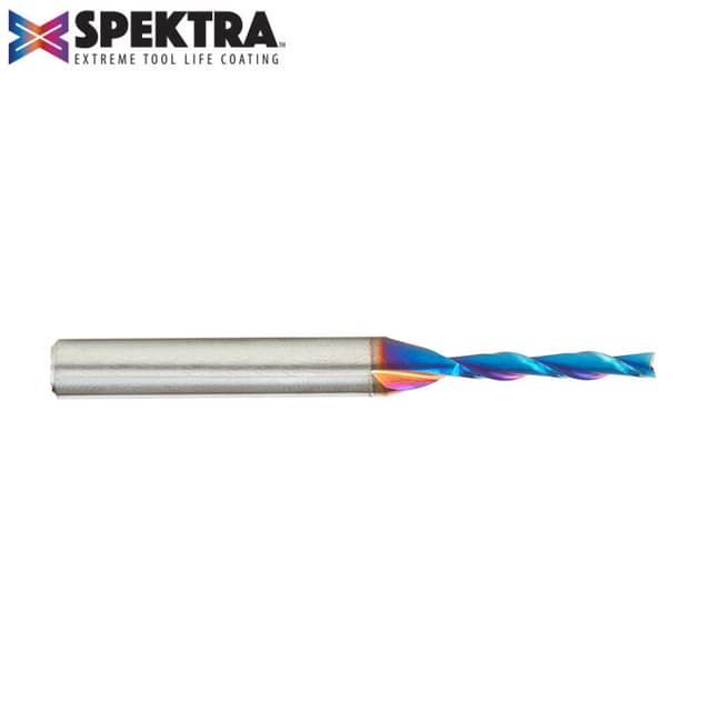 1/8" x 2-1/2" Spektra Up-Cut Spiral Plunge Bit, 2-Flute, 1/4" Shank