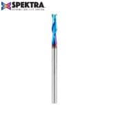 1/8" x 2" Spektra Up-Cut Spiral Plunge Bit, 2-Flute, 1/8" Shank