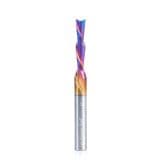 46211-L-K 5mm x 2-1/2" Down-Cut Spektra Extreme Tool Life Coated Spiral Plunge Bit, 2-Flute, 1/4" Shank