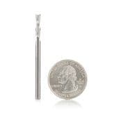 1/8" x 2" Down-Cut Spiral Plunge Bit, 2-Flute, 1/8" Shank