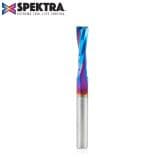 1/4" x 2-1/2" Up-Cut Spektra Extreme Tool Life Coated Spiral Plunge Bit for Solid Wood, 2-Flute, 1/4" Shank