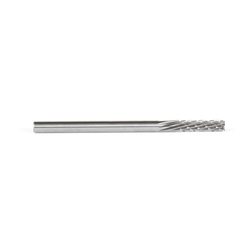 1/8" x 2" CNC Down-Cut Carbon Graphite/Fiber Panel Cutting Spiral Router Bit, 1-Flute, 1/8" Shank