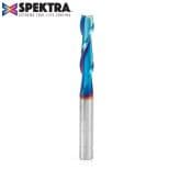 1/4" x 2-1/2" Spektra Up-Cut Spiral Plunge Bit, 2-Flute, 1/4" Shank, 1" Cutting Height