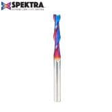 1/4" x 3" Spektra Up-Cut Spiral Plunge Bit, 2-Flute, 1/4" Shank