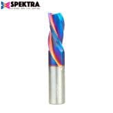 3/4 x 4 Down-Cut Spektra Extreme Tool Life Coated Spiral Plunge Bit, 3-Flute, 3/4 Shank