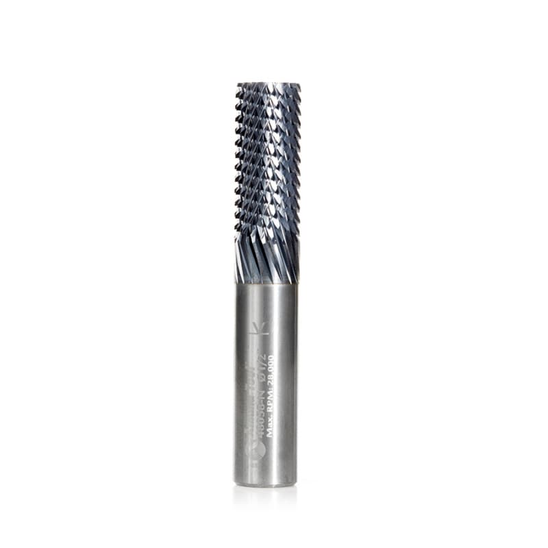 1/2" x 3" High Performance AlTiN Coated Plain End Router Bit, 1/2" Shank