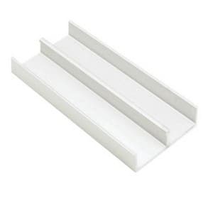 3/4" x 144" Sliding Upper Guide, Clear Anodized Finish