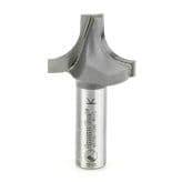 1-3/8" x 1/2" Radius CNC Plunging Round Over Bit, 2-Flute, 1/2" Shank