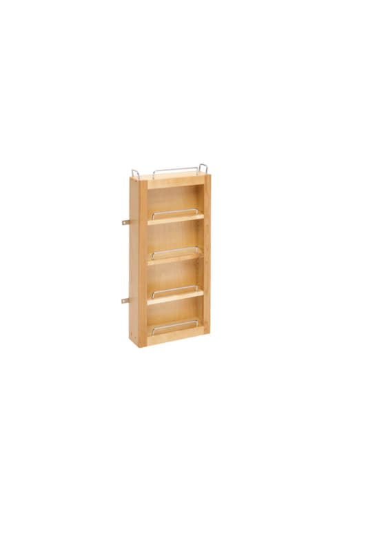 12" 4-Shelf Swing-Out Pantry with Hardware, Wood, 51" Height