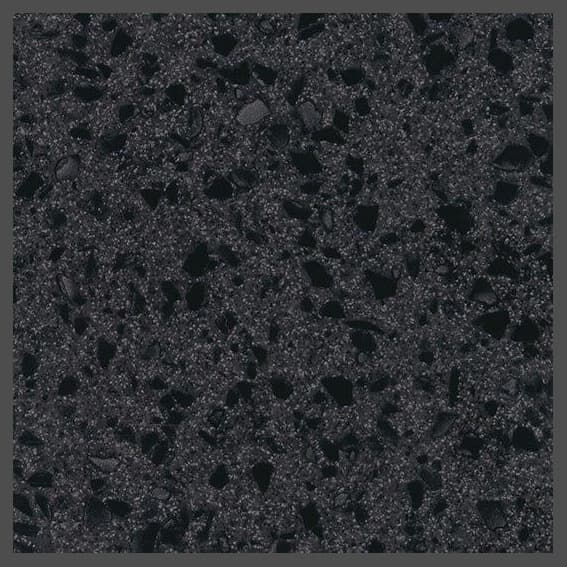 Solid Surface Sheet Color 501 Black Lava, 1/2" Thick 30" x 144