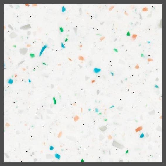 Solid Surface Sheet Color 505 Sea Glass, 1/2" Thick 30" x 144