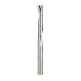 6mm x 75mm Up-Cut 'O' Plastic Cutting CNC Spiral Router Bit, 1-Flute, 6mm Shank