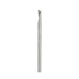4mm Dia x 12mm Metric Solid Carbide CNC Spiral 'O' Single Flute, Plastic Cutting, 4mm Shank, 64mm Long Up-Cut Router Bit