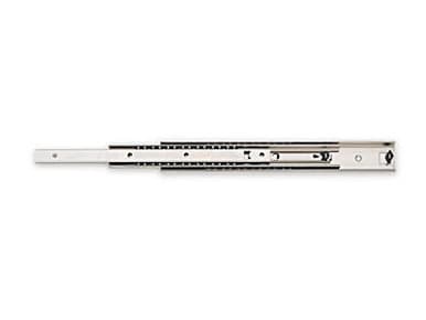 Drawer Slide with 155lb. Capacity, Side Mount, Full Extension, Plain, 56-1/4"