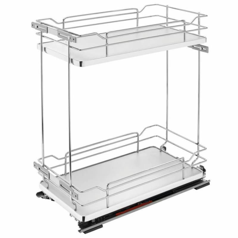 11-3/4" 2-Shelf Pullout Organizer with Soft-Closing, Gray