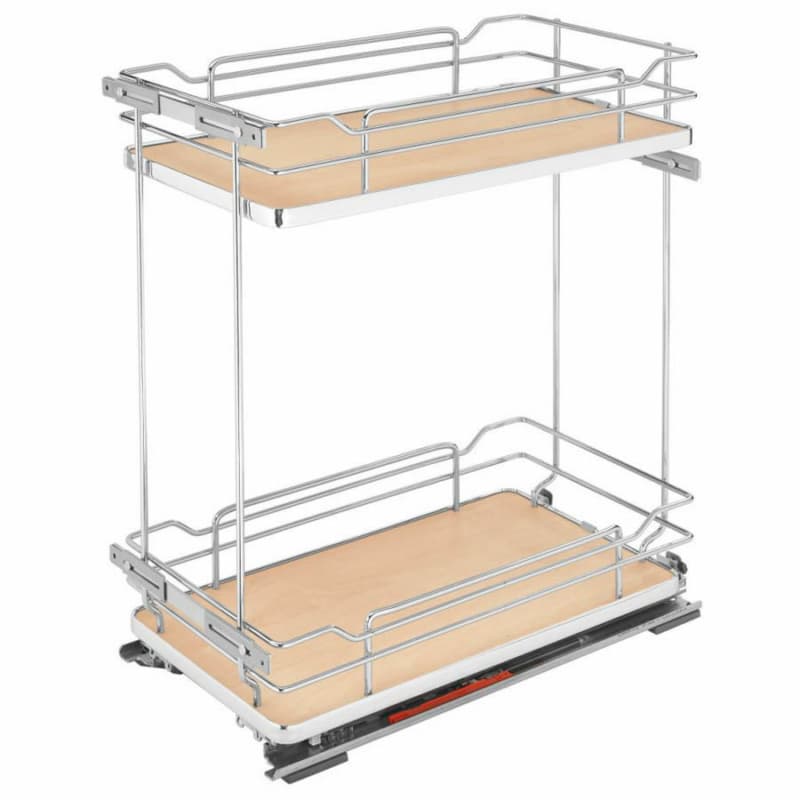11-3/4" 2-Shelf Pullout Organizer with Soft-Closing, Maple